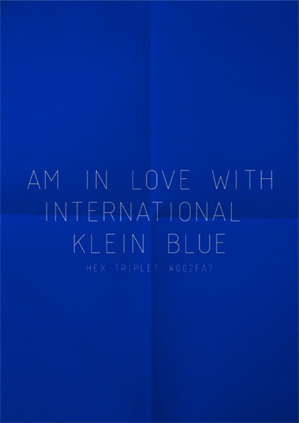 Yves Klein blue