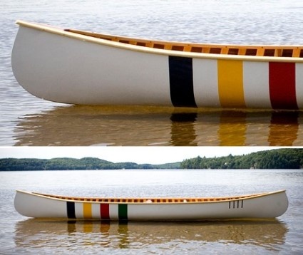 Hudson's Bay Point Blanket_canoe