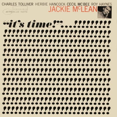 It's Time by Jackie McLean. Cover design by Reid Miles