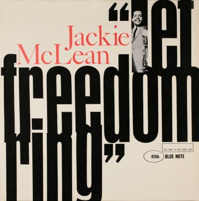 Let Freedom Ring by Jackie McLean. Cover design by Reid Miles